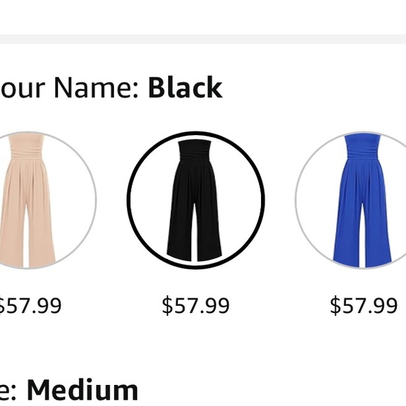 Pretty Garden Womens Summer One Piece Sleeveless Mock Neck Wide Leg Romper - Picture 6 of 9